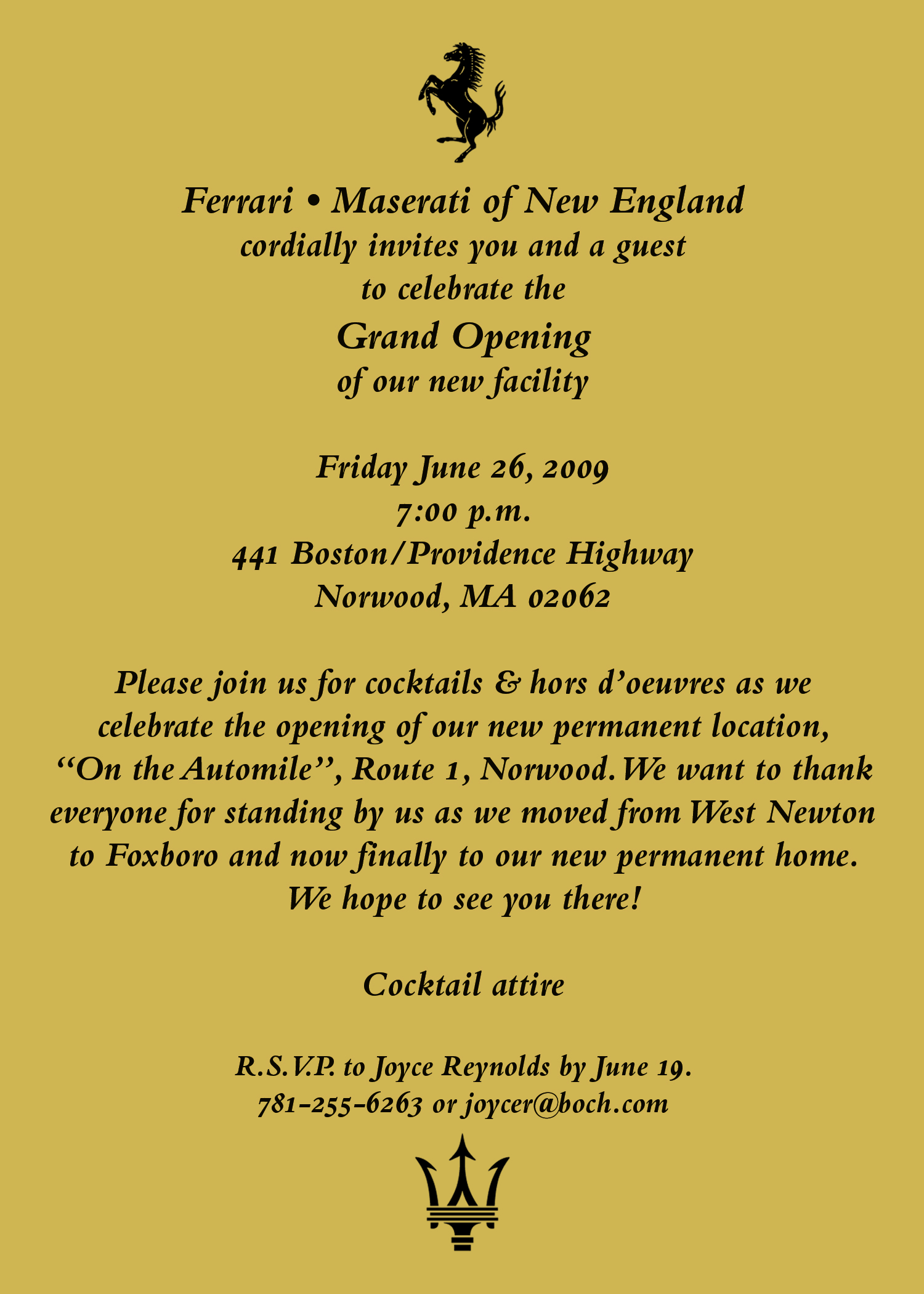 grand opening invitation wording
